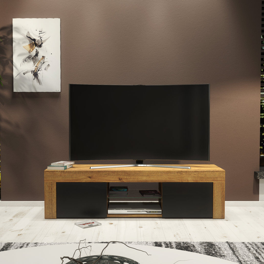 Metro Davarrio TV Stand for TVs up to 48" Oak/Black 48"