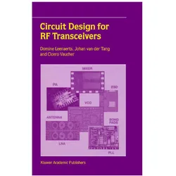 Circuit Design for RF Transceivers, Fachbücher von Domine Leenaerts, J van der Tang, Cicero S Vaucher
