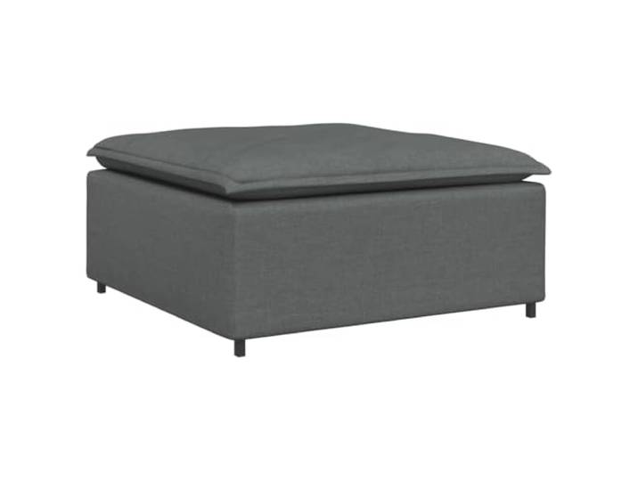 Makastle Sofa-Fußhocker-Modul Dunkelgrau 100x100x48 cm