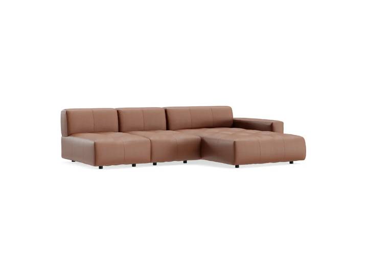 Ecksofa Pensacola 2.0, Edition, kat. j, mercury brandy, Leder