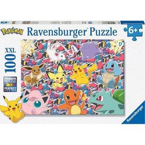 Ravensburger Puzzle 13338, Pokemon, Bereit zu kämpfen, ab 6 Jahre, 100 XXL-Teile
