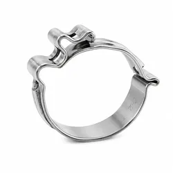 Cobra Schelle aus Edelstahl V2A mit 8mm Bandbreite - 16,5 - 18,0 mm