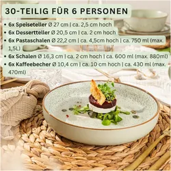 Sänger Geschirr, Geschirrset, Rio (30 Stk.)