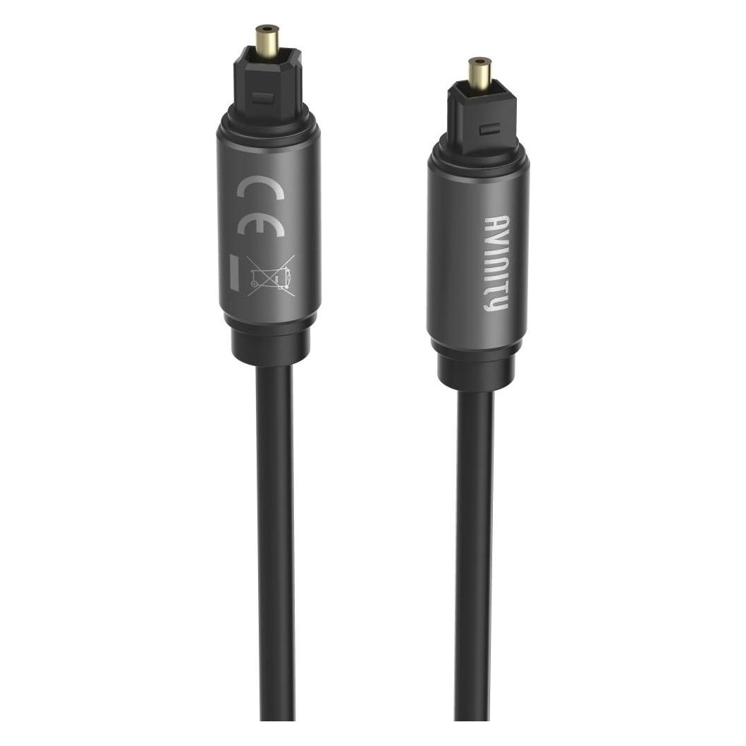 Avinity Audio-Lichtleiter-Kabel, ODT-Stecker (Toslink), Metall, 2,0 m (2 m, Toslink Kabel) (00107597)