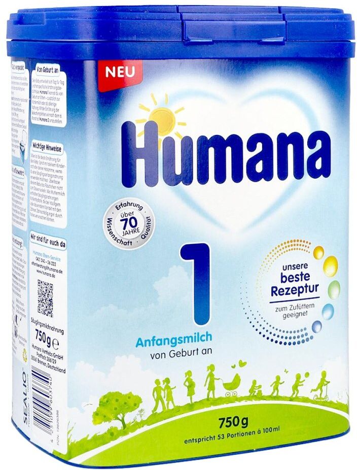 Humana Anfangsmilch 1 Mit 5hmo Pulver 750g