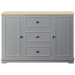 SIDEBOARD mit 3 schubladen & kühlschrank-türen