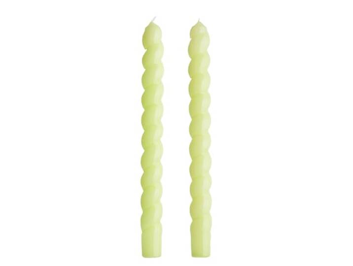BUTLERS 2er Set Stabkerzen Paraffin - TWISTED - Brenndauer 3h