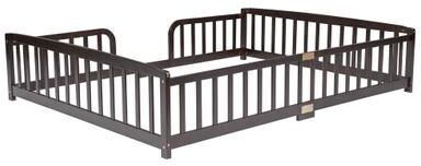 Queen Size Floor Fence Bed with Central Entrance