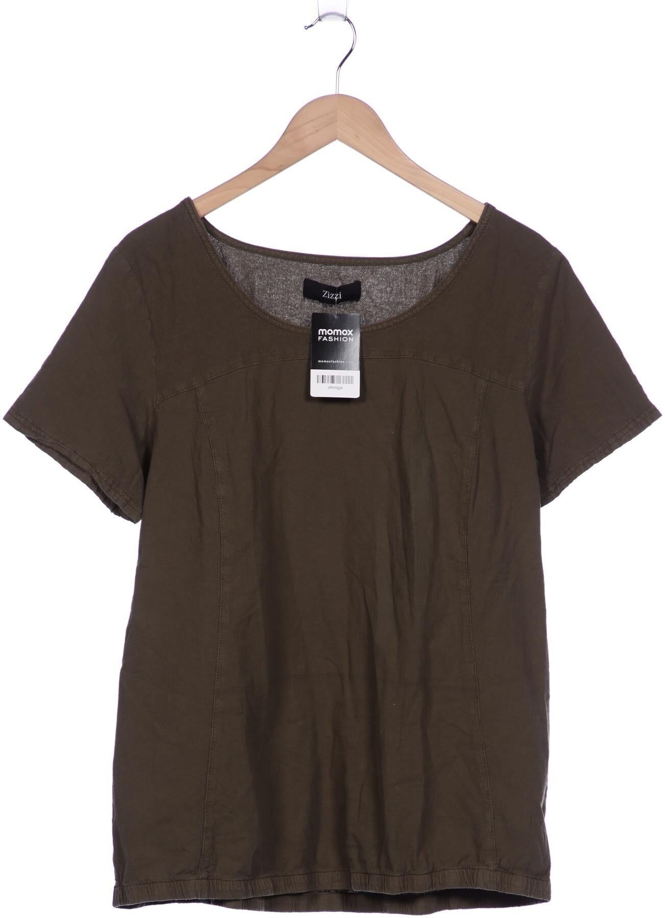 Zizzi Damen Bluse, Grün, Gr. 7Xl, Baumwolle - Second Hand