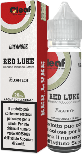 Dreamods Red Luke Cleaf Liquido Shot 20ml Tabacco Burley Izmir