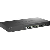 DMS-1250-12TP/E, Switch schwarz, 240W PoE Budget
