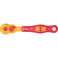 Wera 8007 A VDE Zyklop Knarre, isoliert, mit Umschalthebel, mit 1/4"-Antrieb - 05004866001