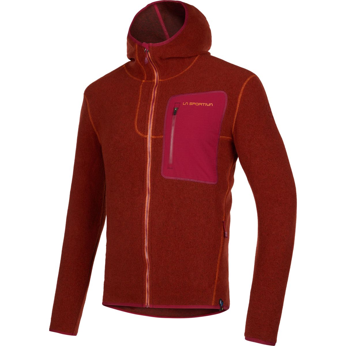 La Sportiva Agon Hoody Men hawaiian sun/sangria (O08R20) S ZACJ023O08R20S