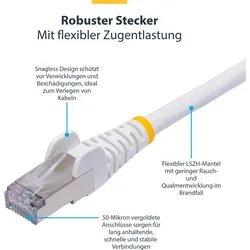 StarTech com NLWH-10M-CAT8-PATCH, 10 m, Cat8, S/FTP (S-STP), RJ-45, RJ-45 (10 m), Netzwerkkabel