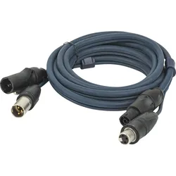 DAP FP-15 Hybrid Cable - powerCON TRUE1 & 3-pin XLR IP - DMX / Power DMX & Strom - 6 m