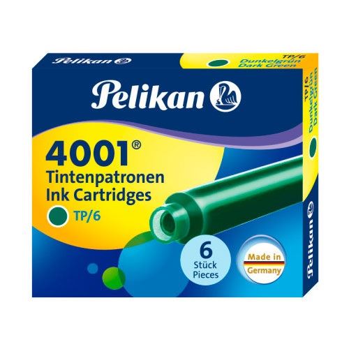 Pelikan 4001 TP/6 Tintenpatronen für Füller dunkelgrün 6 St.