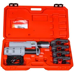 Rothenberger elektrohydraulische Fitting - Pressmaschine ROMAX AC ECO, Set mit Pressbacken Kontur "TH"