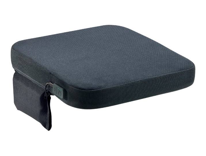 Sitzkissen LEITZ Leitz iComfi Beheizbares Sitzkissen , grau (dunkelgrau), B:38,2cm L:38,4cm, Dekokissen_Sitzkissen_Kissenhüllen, Sitzkissen