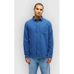 Quiksilver Motherfly Solid Hemd dark denim Gr. XXL