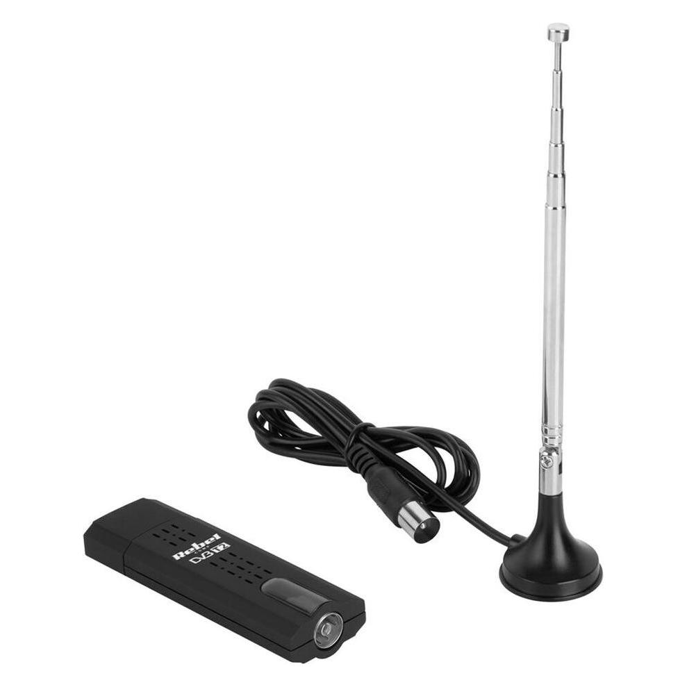 Rebel TV Comp Receiver DVB-T2 DVB-C DVB-T H.265 HEVC USB (USB, DVB-C, DVB-T, DVB-T2) (KOM1060)