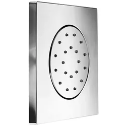 Herzbach Living Spa Unterputz-Seitenbrause, Regen eckiges Design chrom, 11.674500.2.01 11.674500.2.01