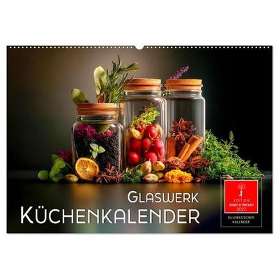 Küchenkalender Glaswerk (Wandkalender 2027 DIN A2 quer), CALVENDO Monatskalender