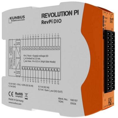 Kunbus Revolution Pi by RevPi DIO PR100197 SPS-Erweiterungsmodul 24V