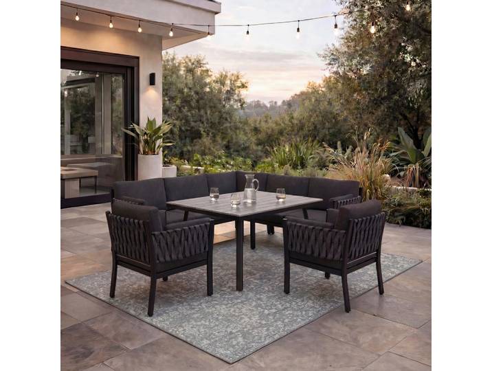 Dining-loungeset 4-teilig
