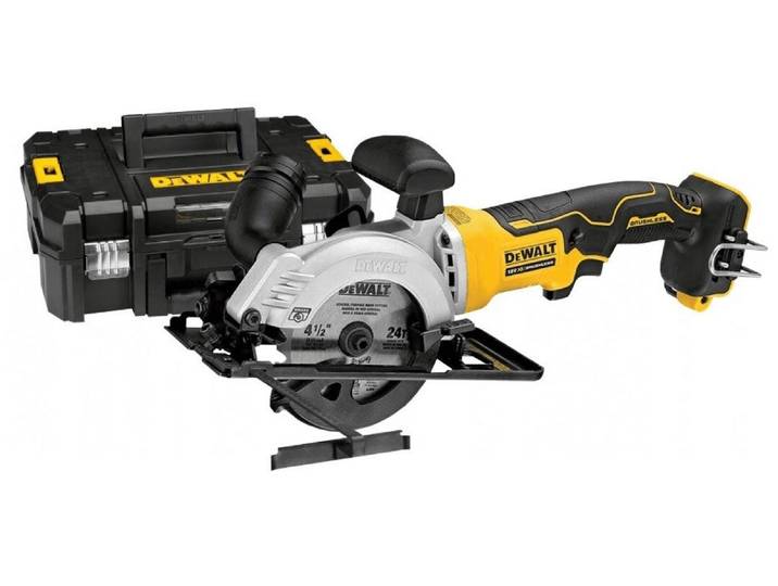 Scie circulaire XR 18V Brushless 115MM sans batterie ni chargeur - DEWALT - DCS571NT-XJ