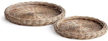 Porch & Petal Eloise Round Trays, Set Of 2 - 2 Pc Round