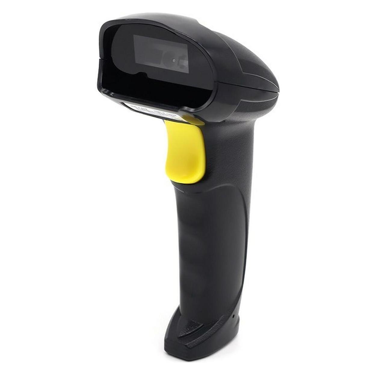 Qoltec Laserowy czytnik kodów kreskowych 1D | 2D | czarny (1D-Barcodes, 2D-Barcodes) (50853)