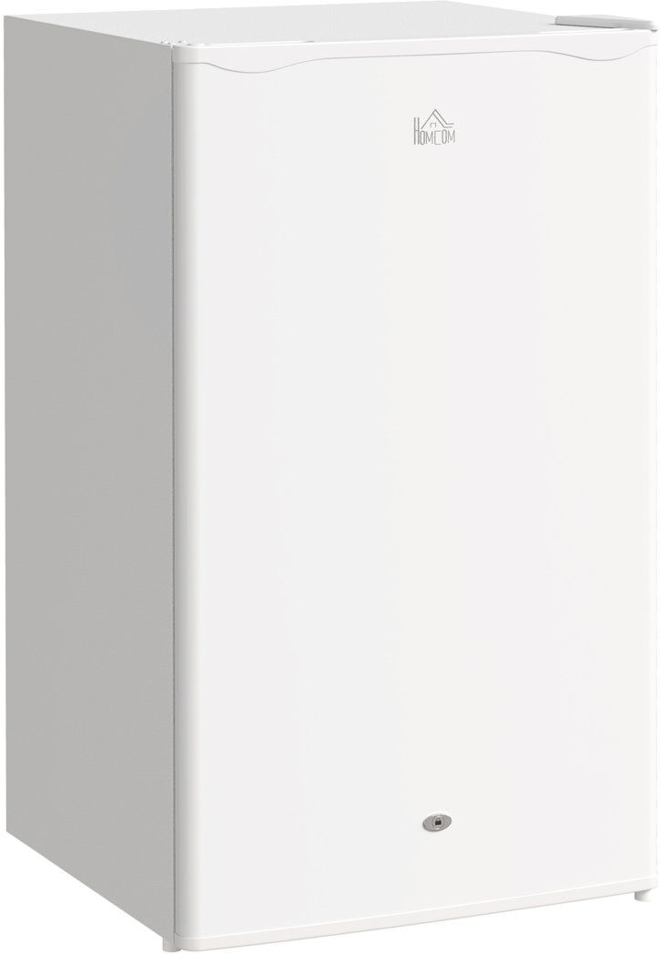 HOMCOM 91L Freestanding Under Counter Fridge with Chiller Box White 84cm H X 47.5cm W X 44.2cm D