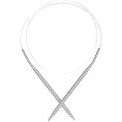 buttinette Rundstricknadel, Aluminium, 60 cm