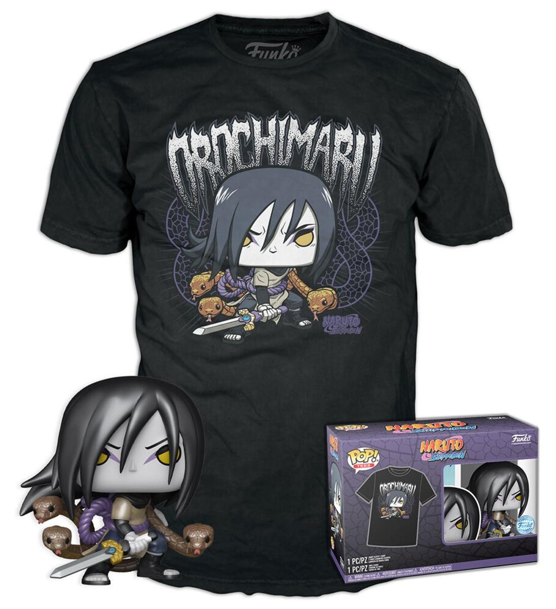 Funko Pop! Naruto Shippuden Orochimaru figuurtje uit de POP & Tee collectie