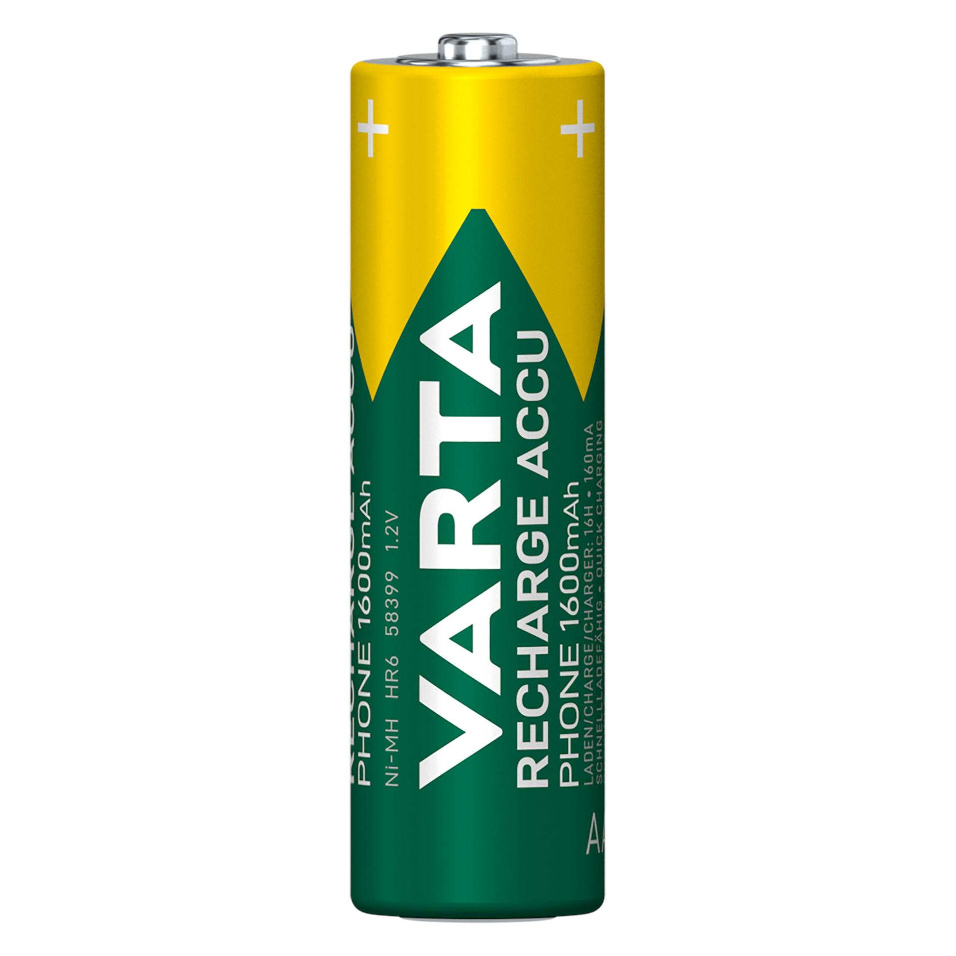 Varta Recharge Accu Phone (2 Stk., AA, 1600 mAh) (VT58399201402)