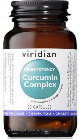 VIRIDIAN Complejo de curcumina 30 cápsulas