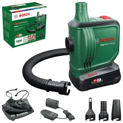 Bosch Akku-Volumenpumpe EasyInflate 18V-500, 1 x Akku PBA 18V 2.0Ah
