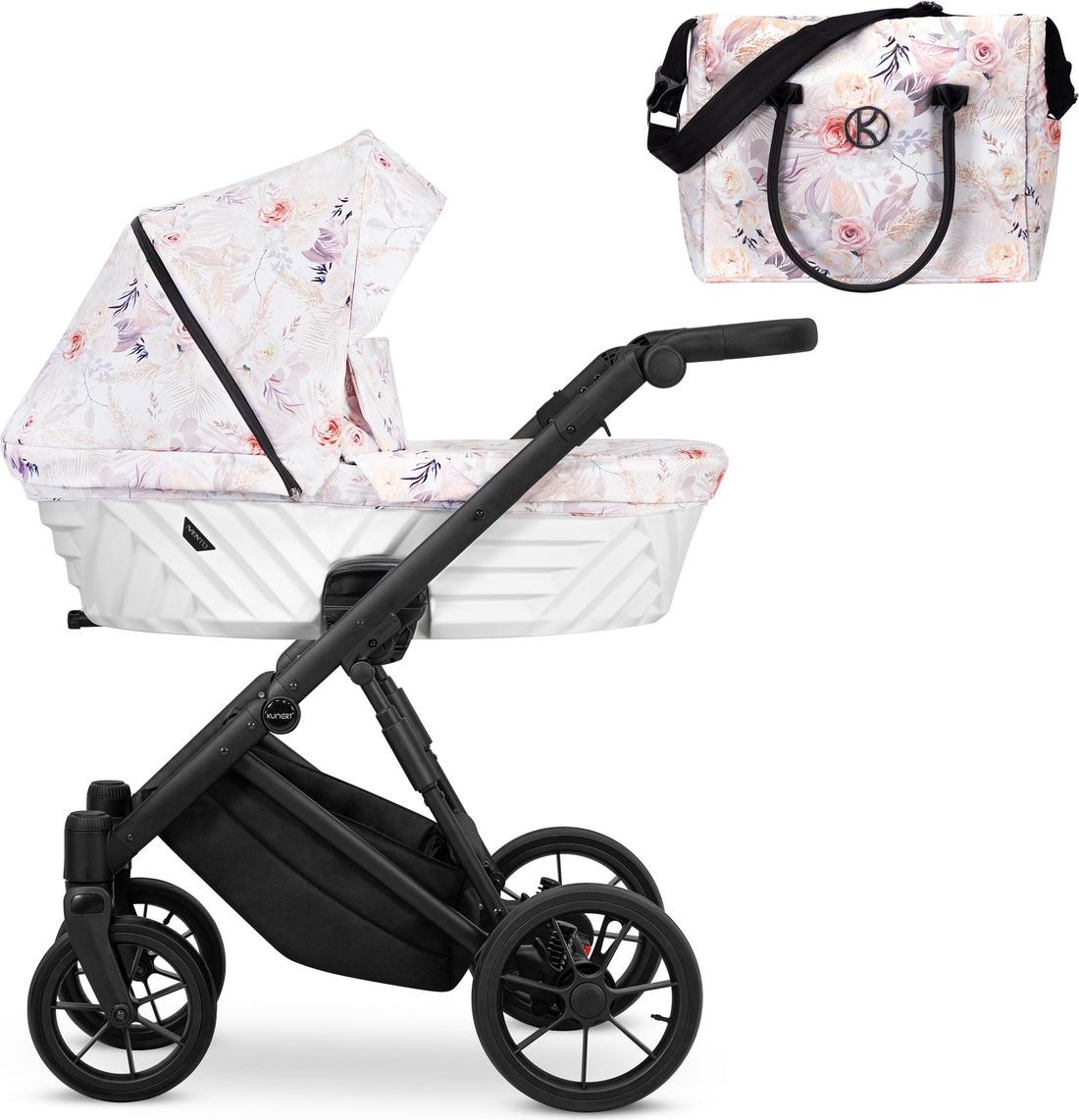 Kinderwagen Kunert Ivento 2in1 - Farbe: Zarte Blumen