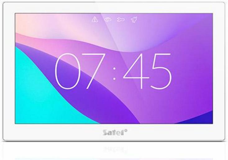 SATEL Touch-Bedienteil mit 10-Zoll-Display, Weiß, INT-TSH210-W