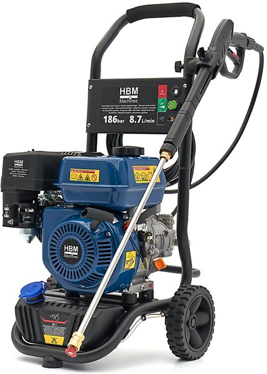 HBM Benzin-Hochdruckreiniger 186 bar 8,7 l/min 196 cc