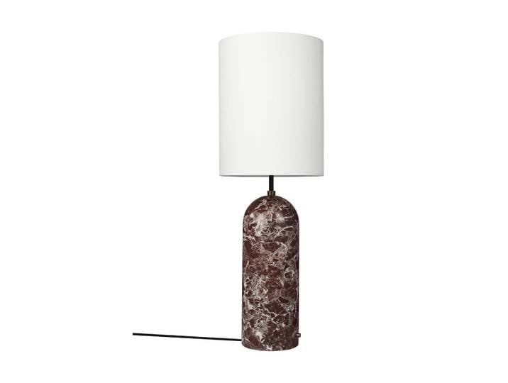 GUBI Gravity XL Stehleuchte Maroon marble-white