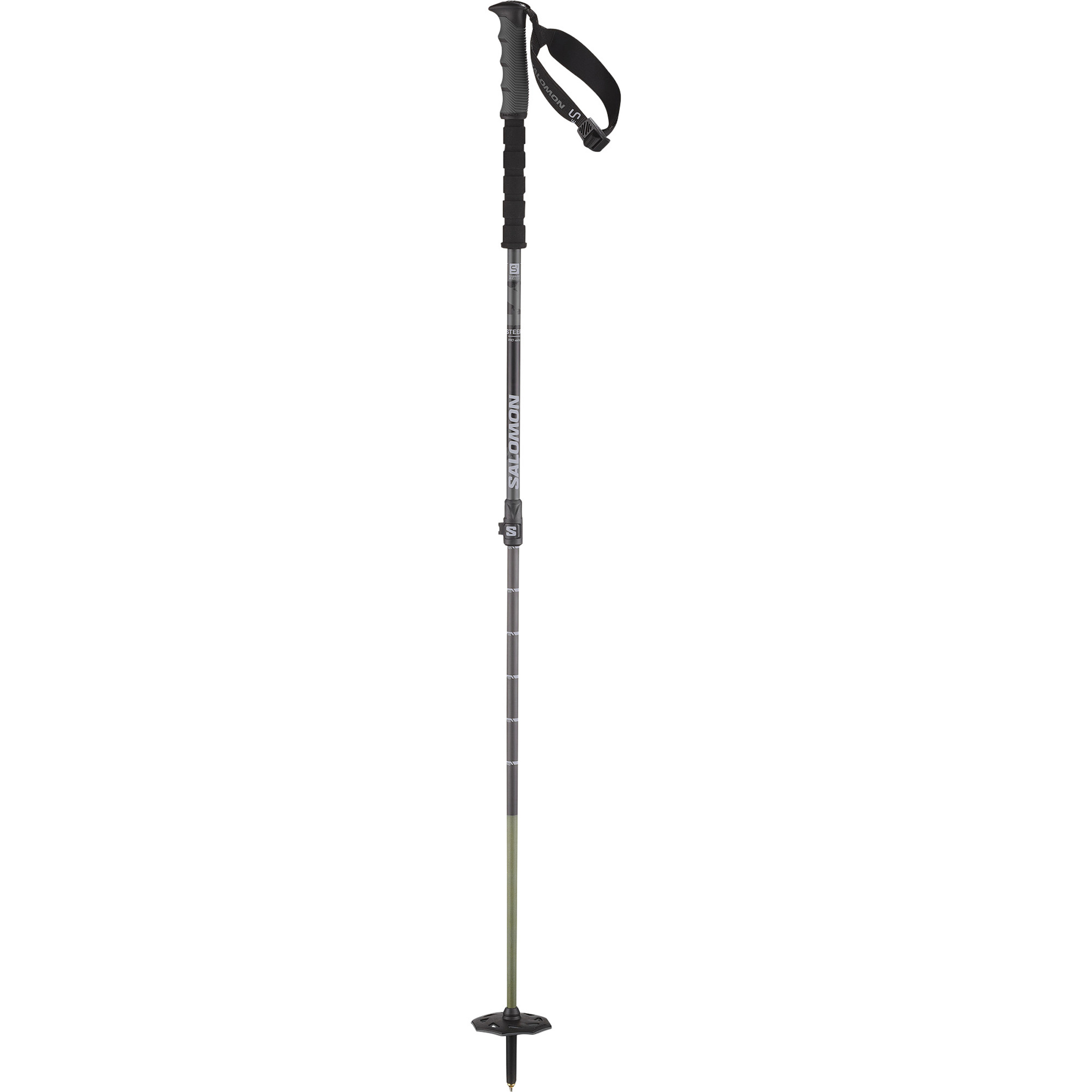 Salomon Steep Pro Vario S3 Skistöcke Skistöcke schwarz Trekking