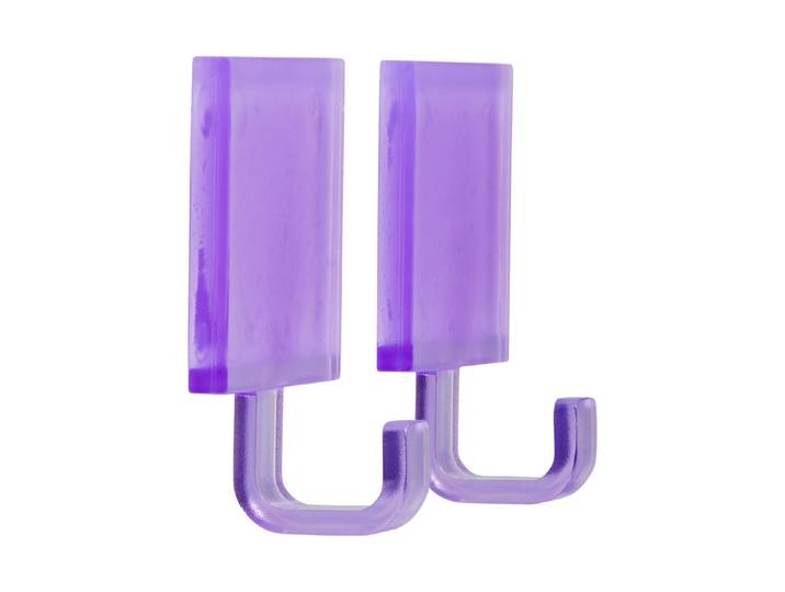 Klebehaken Transparent Violett