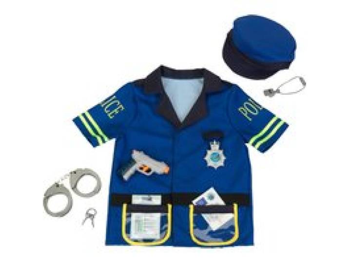 Polizeikostüm mit Zubehör