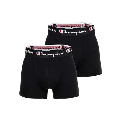 Boxershorts CHAMPION "Boxershort Underwear Knit 150 Trunks 2P 2er Pack", Herren, Gr. XL, 2 Stk., schwarz, Unterhosen