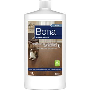 Bona Bodenpflege Parkett Polish, matt, reinigt & schützt versiegelte Holzböden, 1 Liter