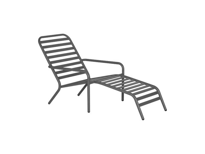 1898 Chaise longue Messina Antrachite