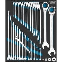 Schraubenschlüssel-Satz 163D-9/42, Größe 1/2++ 42-teilig, Ringschlüssel mit umschaltbarer Knarrenfunktion