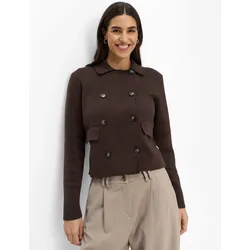 Brax Damen Strickjacke Style ANNI brunette, dunkelbraun, Gr. 48