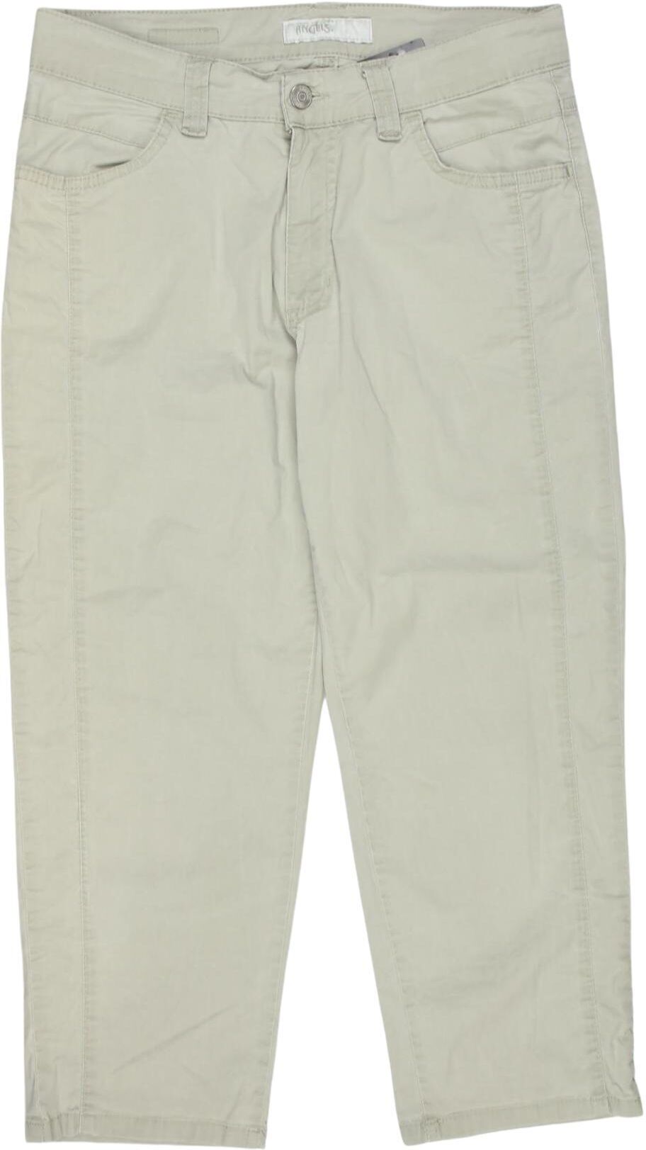 Angels Damen Stoffhose, Beige, Gr. EU 34, Elasthan - Second Hand